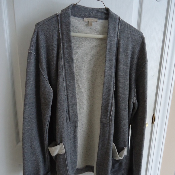Anthropologie Bordeaux Cardigan M Longer Length - Picture 2 of 7